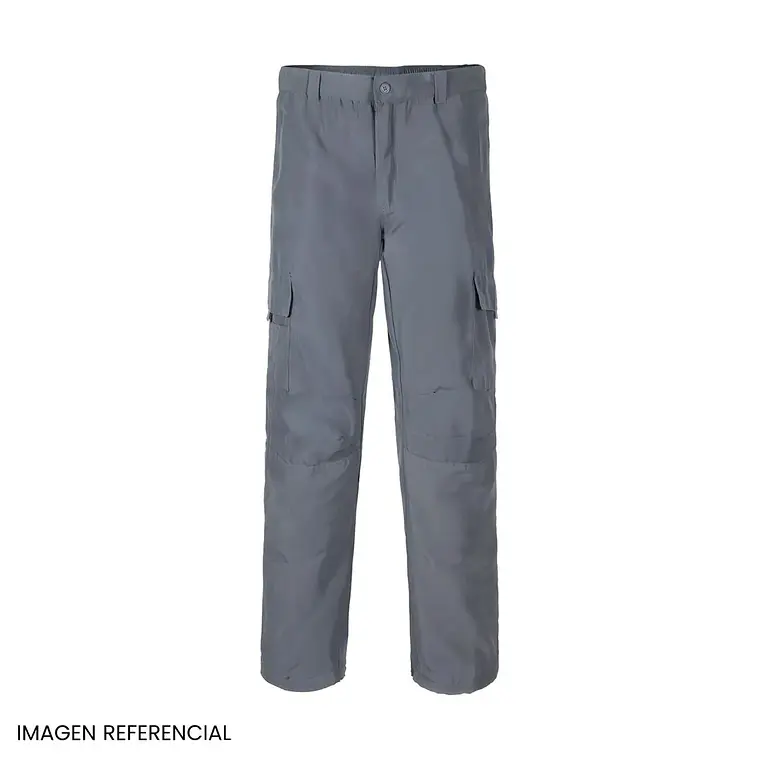 Pantalón Cargo Poplin Gris Activex 1