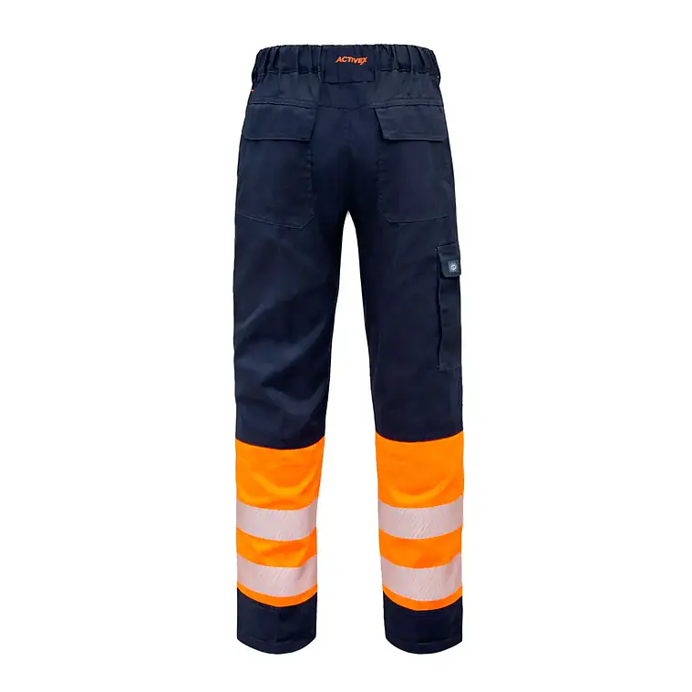 Pantalón Activex HV-100 Bicolor Naranja / Azul 2