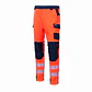 Pantalón Slack Hi Viz Z-500 Absolute Zero Naranjo - Miniatura 2