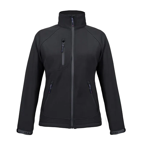 Chaqueta Softshell Negra Mujer Z-1600
