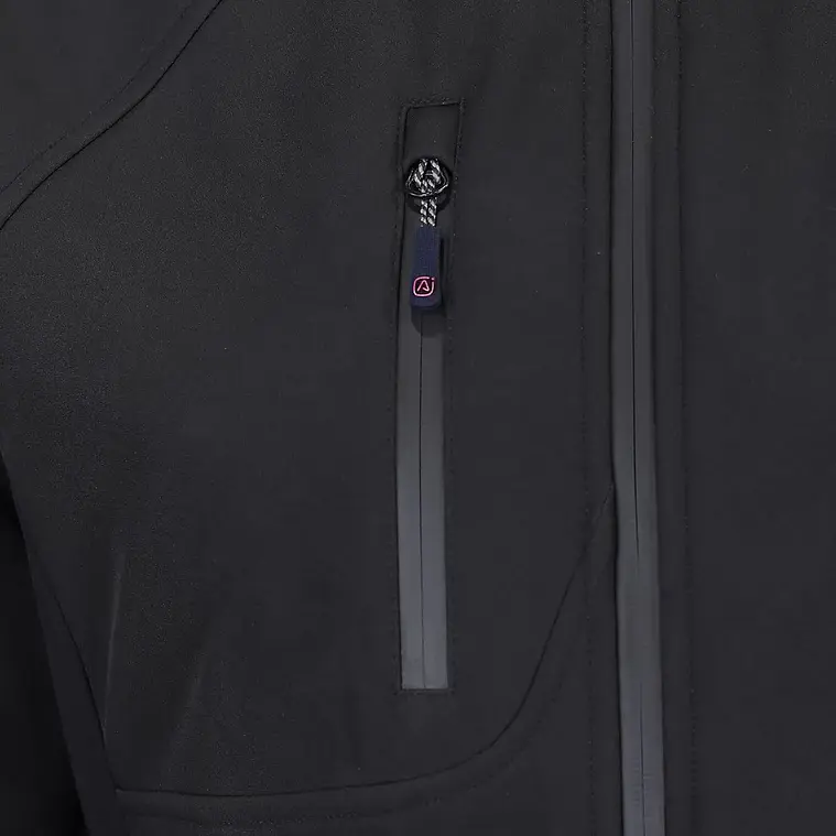 Chaqueta Softshell Negra Mujer Z-1600 5