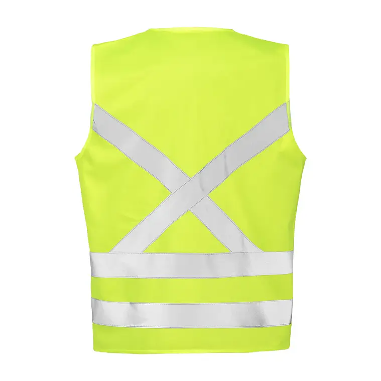 Chaleco Reflectante Amarillo Con Cierre 3
