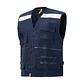 Chaleco Geologo Poplin Azul C/Reflectante - Miniatura 2