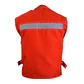 Chaleco Geologo Poplin Rojo C/Reflectante - Miniatura 2