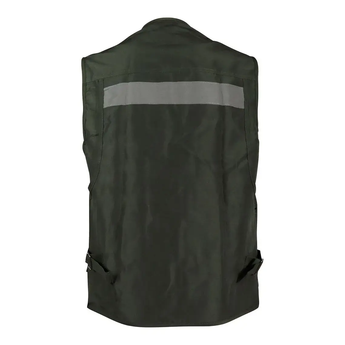 Chaleco Geologo Poplin Verde C/Reflectante 2