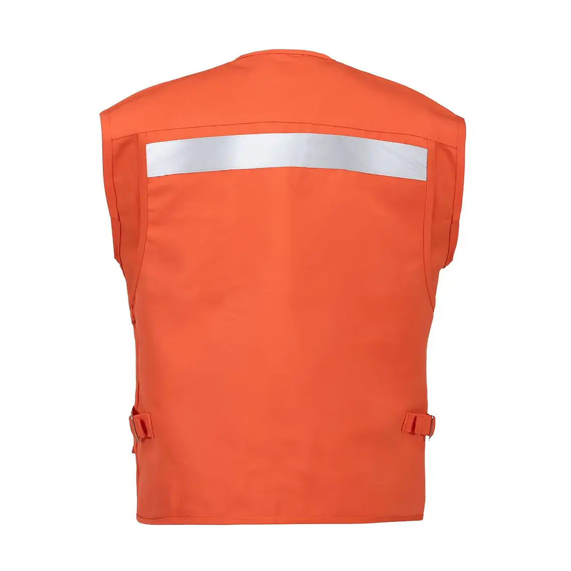 Chaleco Activex Geologo Canvas 250Gr Naranjo C/Reflectante 3