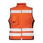 Chaleco Geologo Activex Canvas Naranjo Mujer Reflectante 360° - Miniatura 1