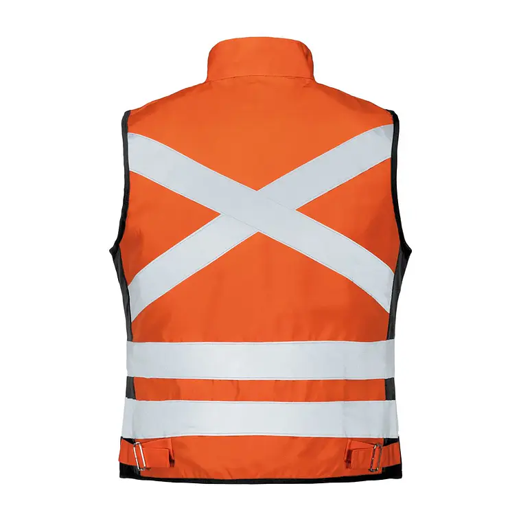 Chaleco Geologo Activex Canvas Naranjo Mujer Reflectante 360° 3