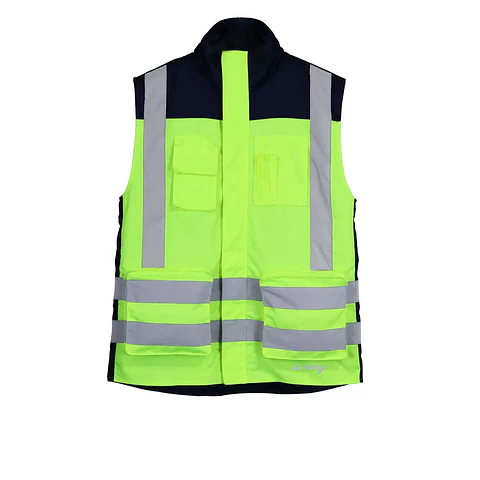 Chaleco Geólogo Gabardina Terra Bicolor Amarillo