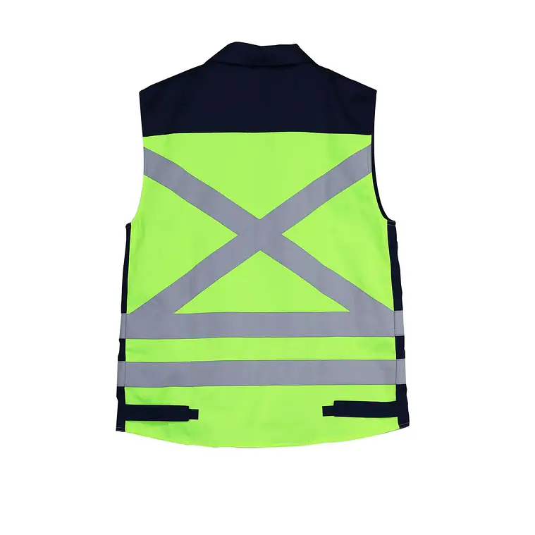 Chaleco Geólogo Gabardina Terra Bicolor Amarillo 2
