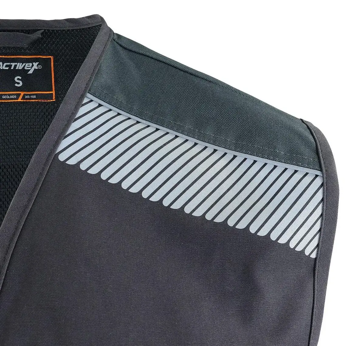 Chaleco Geólogo Gris-Negro XR-100 5