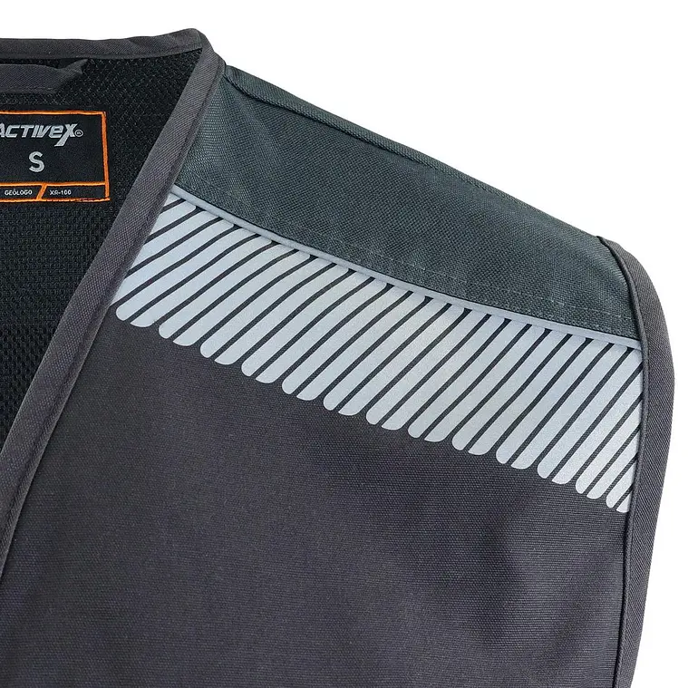 Chaleco Geólogo Gris-Negro XR-100 5