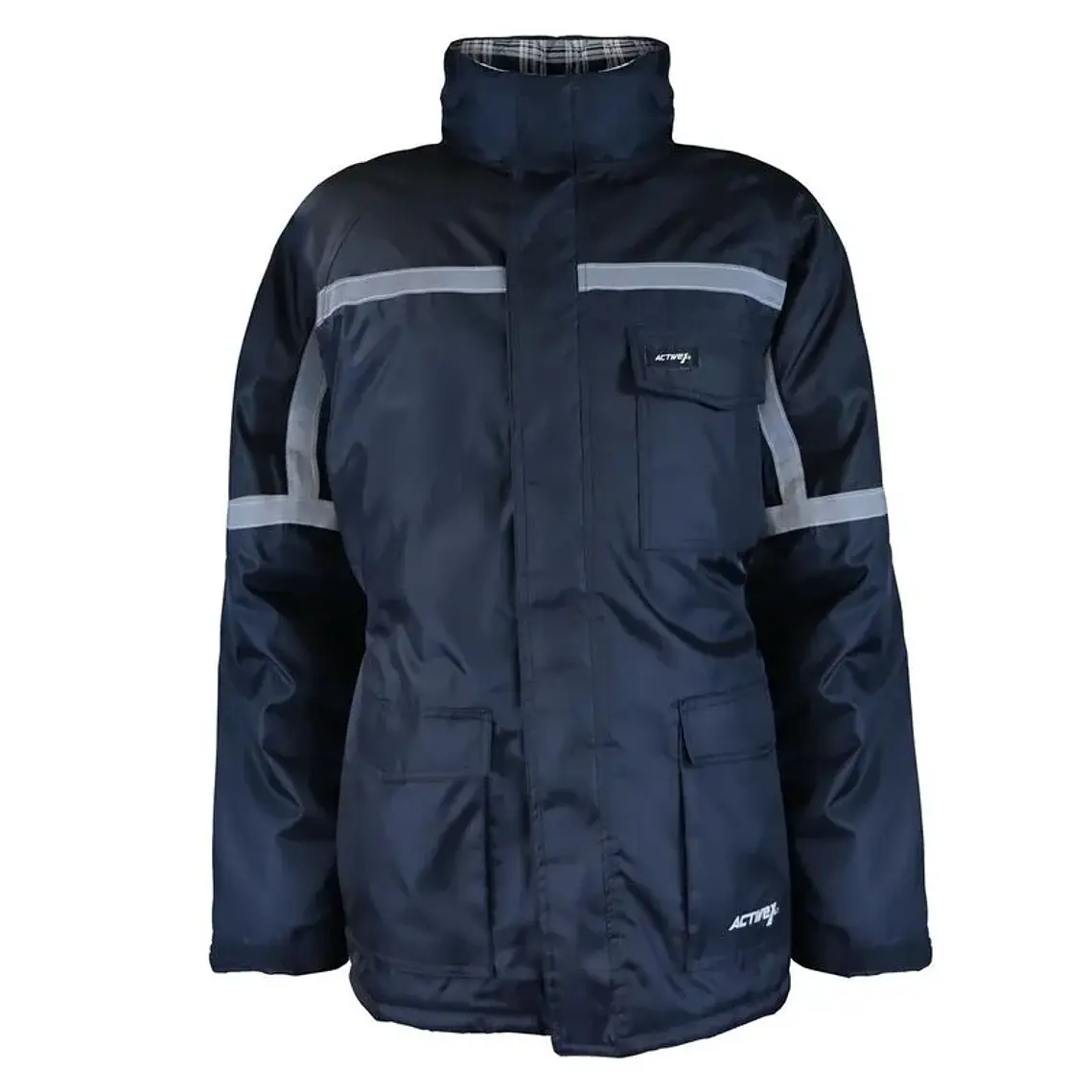 Parka Azul/Negro Forro Franela 1