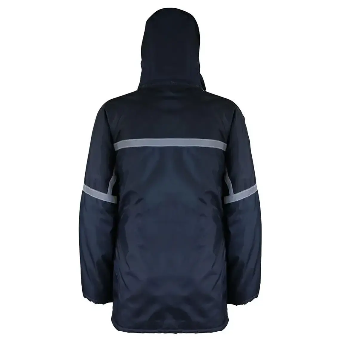 Parka Azul/Negro Forro Franela 3