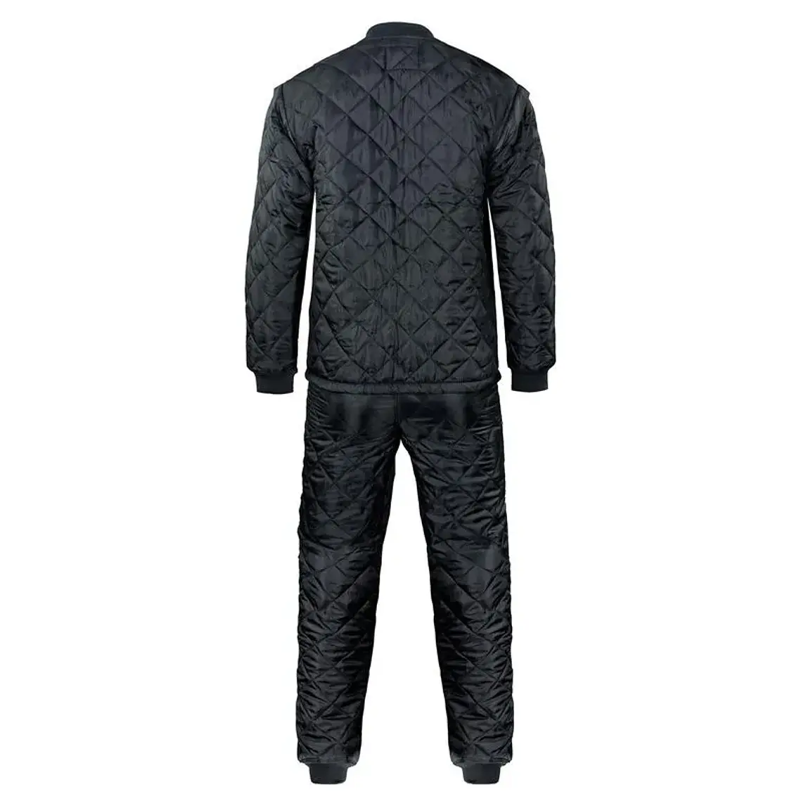 Pijama Negro Forro Franela Mangas Desmontables 2