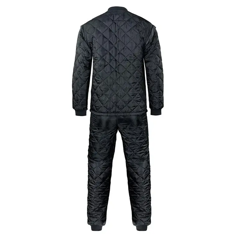 Pijama Negro Forro Franela Mangas Desmontables 2