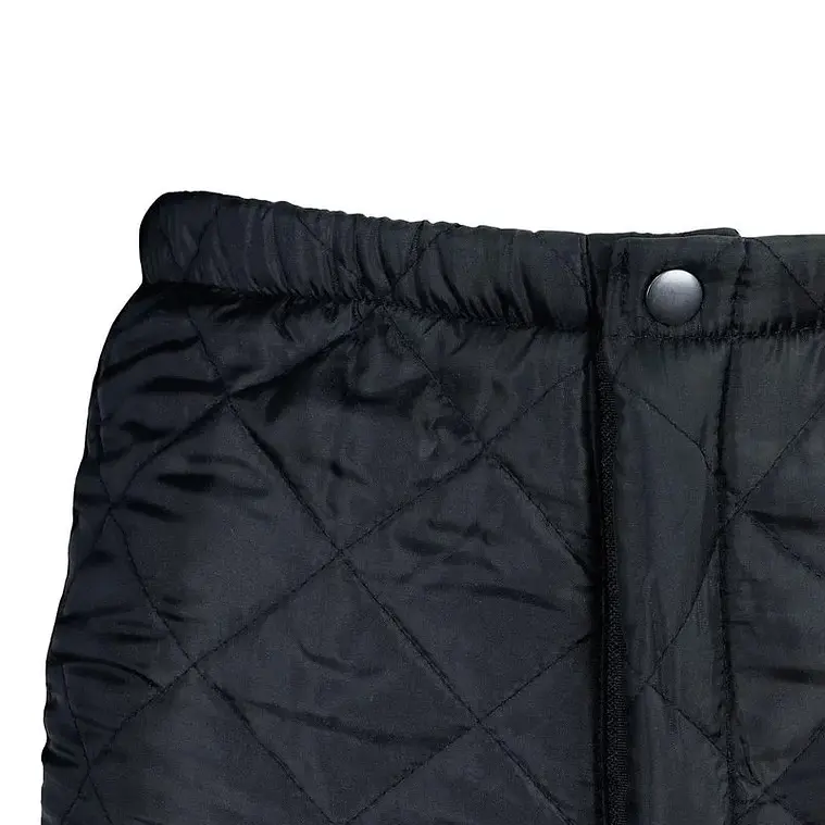 Pijama Negro Forro Franela Mangas Desmontables 7