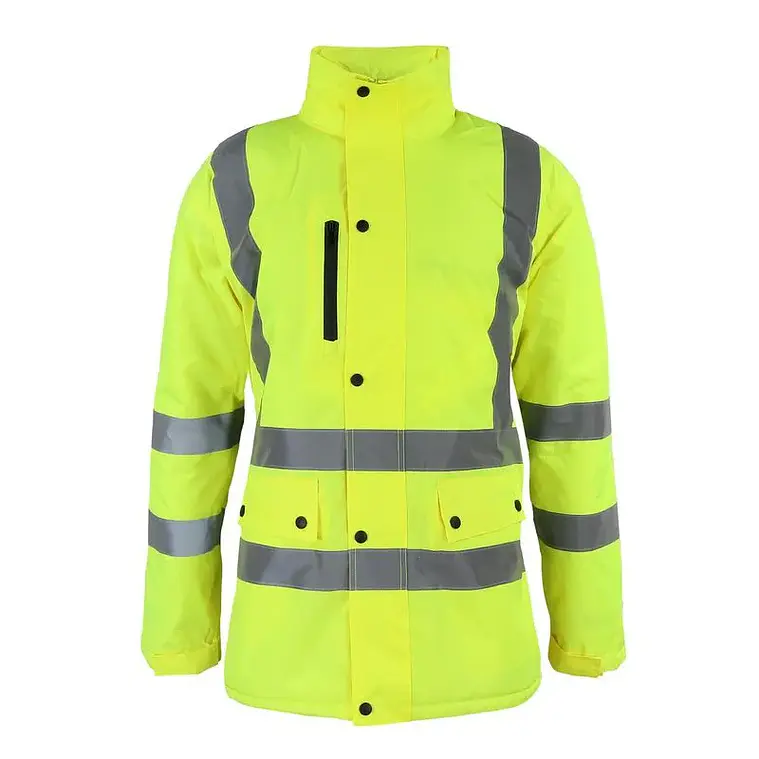 Parka Activex Amarillo Fluor con reflectante 1