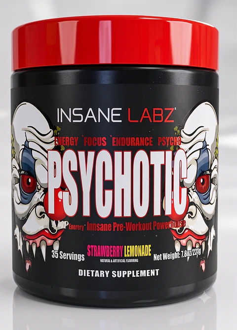 Pre Entreno Insane Labz Psychotic Frutilla Limonada