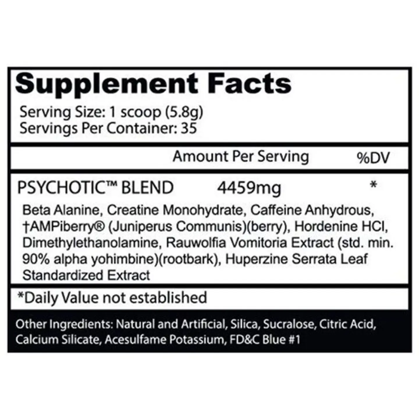 Pre Entreno Insane Labz Psychotic Sandía 2