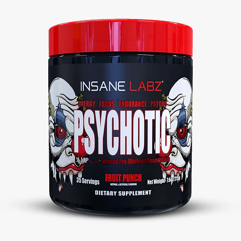 Pre Entreno Insane Labz Psychotic Fruit Punch