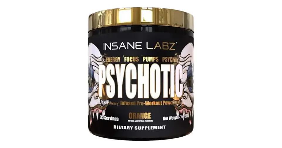 Pre Entreno Insane Labz Psychotic Naranja 1