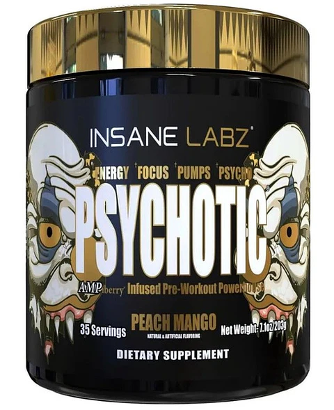 Pre Entreno Insane Labz Psychotic Durazno Mango