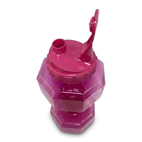Shaker Mezclador Mancuerna Rosado