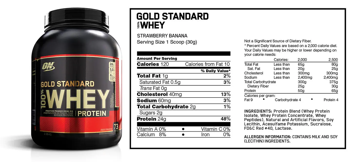 Proteína Whey Optimum Nutrition Gold Standard Double Rich Chocolate 5 lb 2