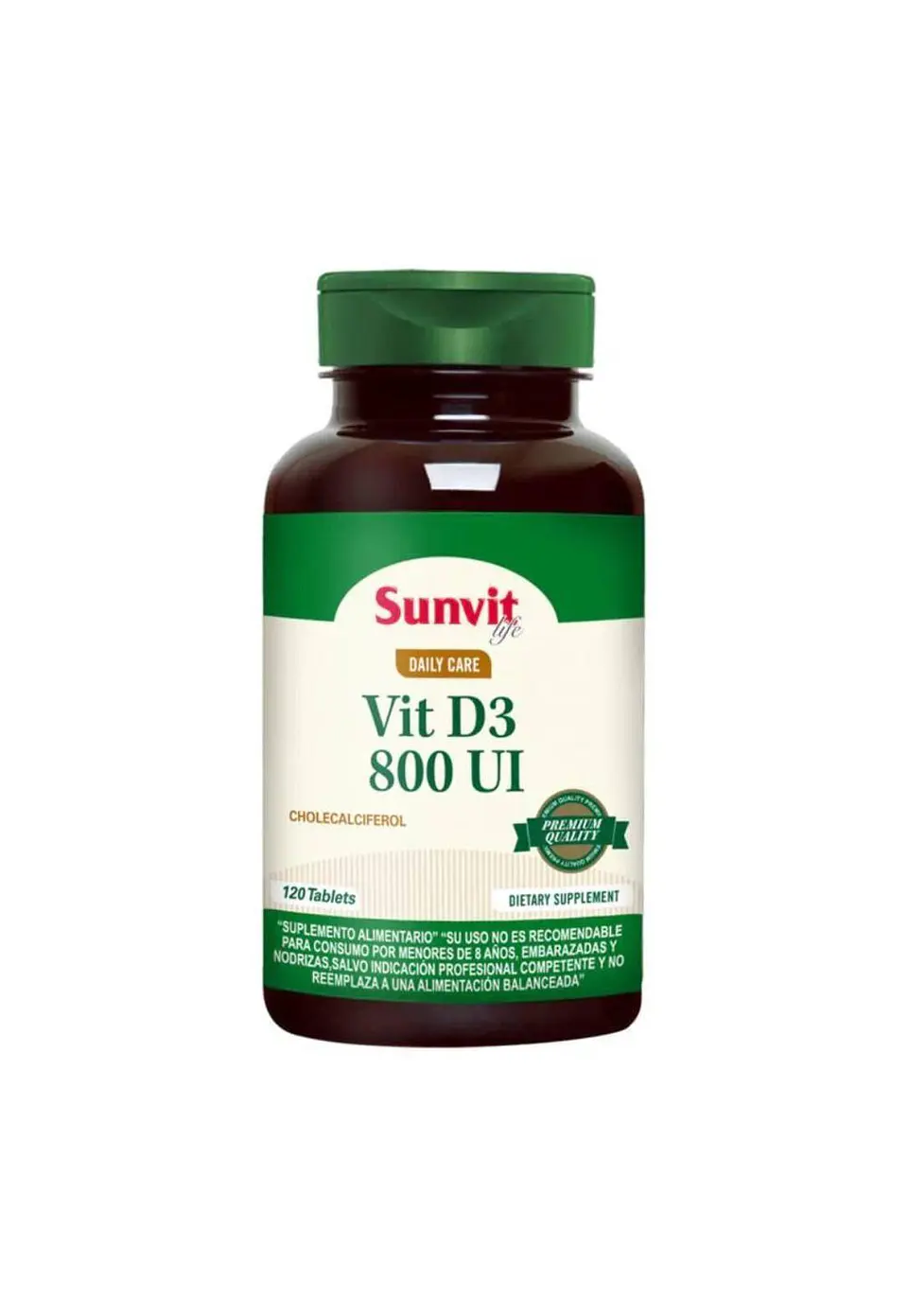 Vitamina D Sunvit 120 Tabletas 1