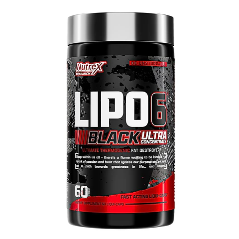 Quemador de Grasa Nutrex Lipo-6 Black 60 Cápsulas