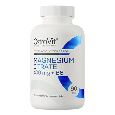 Magnesio Citrato + Vitamina B6 Ostrovit 400 mg 90 Tabletas