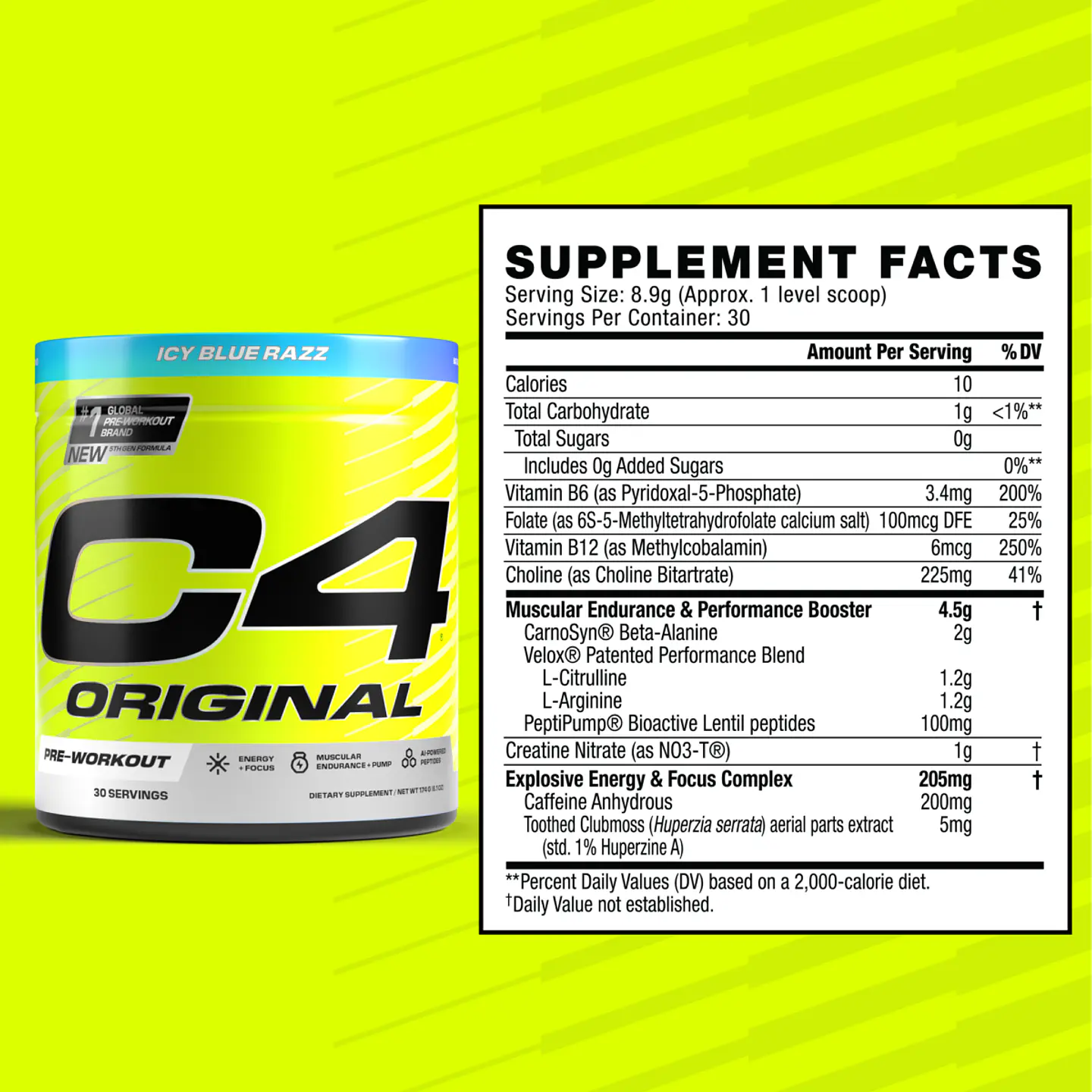 Pre Entreno Cellucor C4 Sport Frambuesa Azul 210 g 2