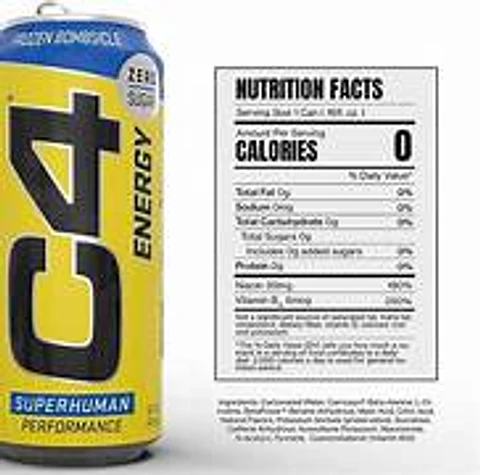 Bebida Energética Cellucor C4 Energy Frozen Bombsicle 473 ml