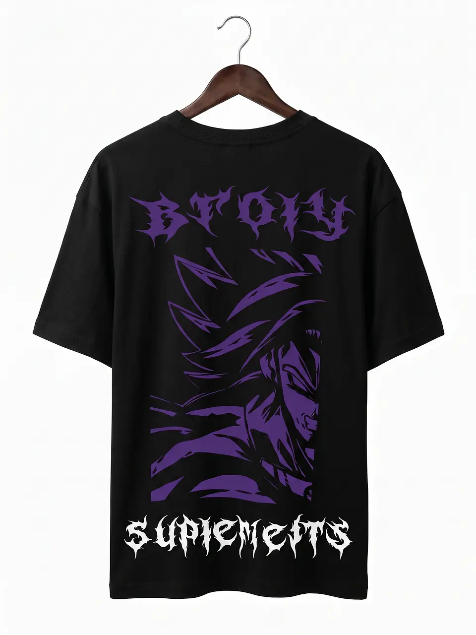 Polera Broly Morada Talla L 2