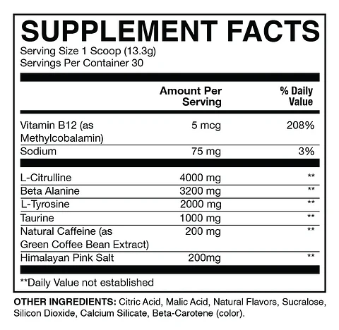 Pre Entreno RAW CBUM 400 g