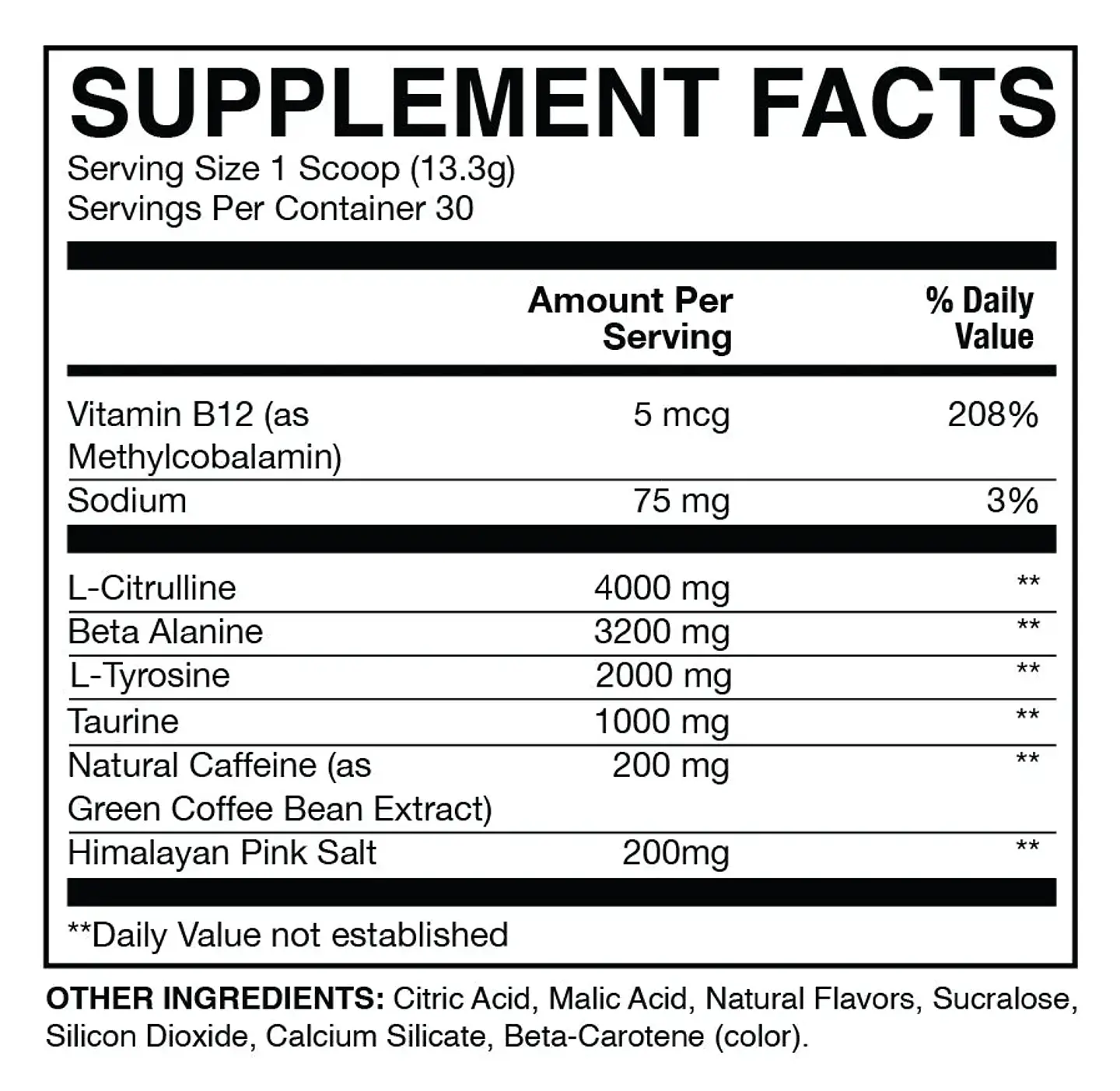 Pre Entreno RAW CBUM 400 g 2