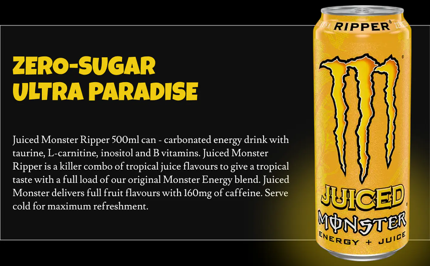 Bebida Energética Monster Energy Ripper 473 ml 2