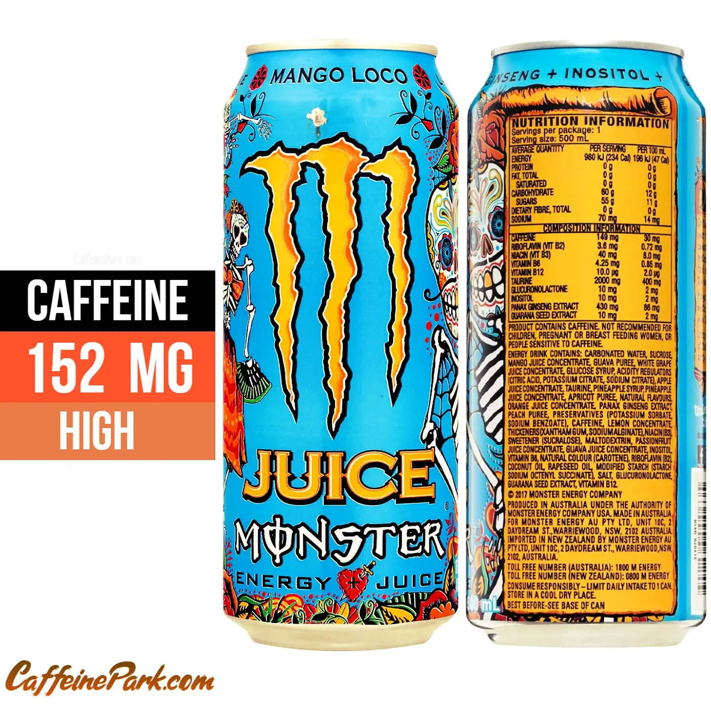 Bebida Energética Monster Energy Mango Loco 473 ml 2