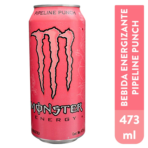 Bebida Energética Monster Energy Pipeline Punch 473 ml