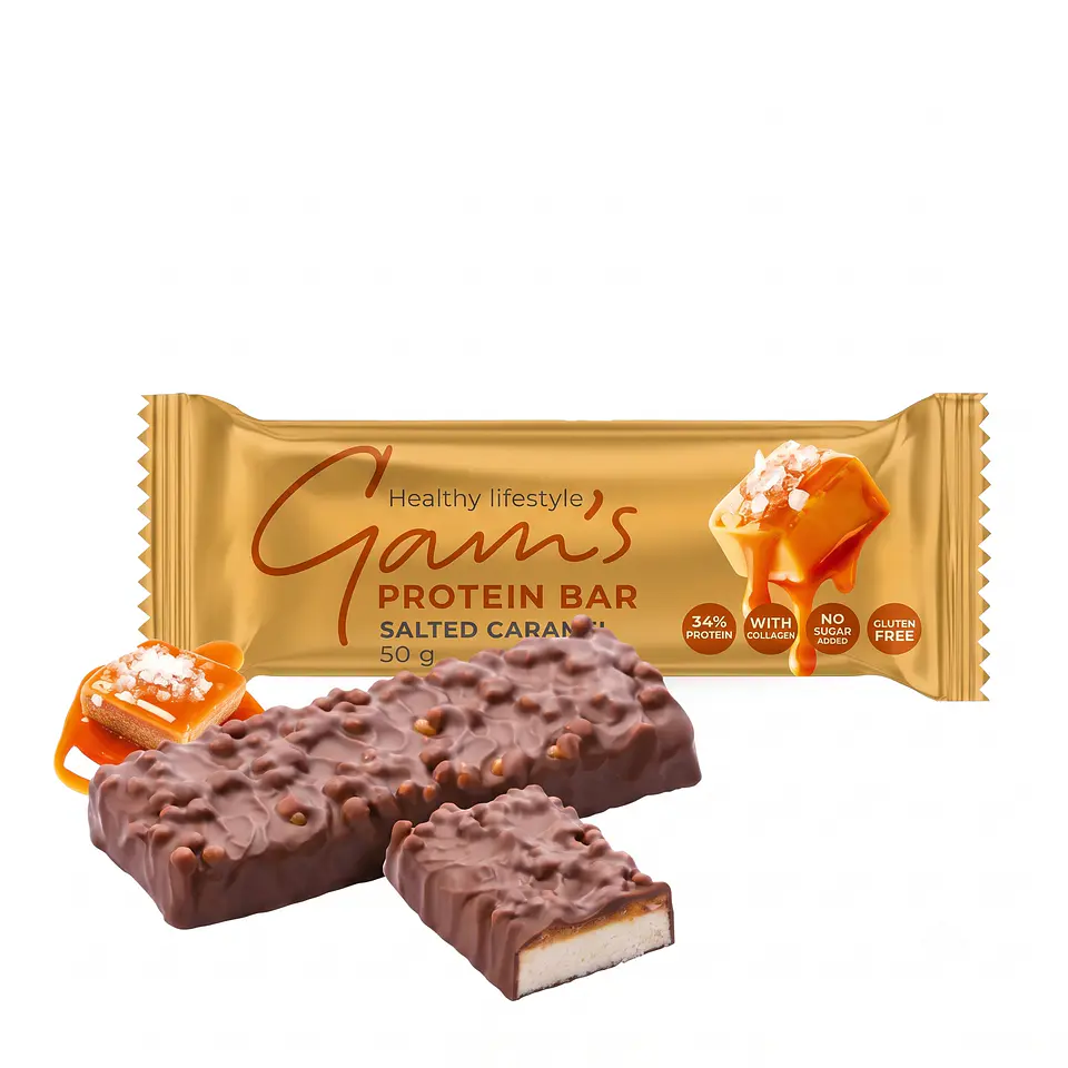 Barra Proteica GAMS Caramelo 1
