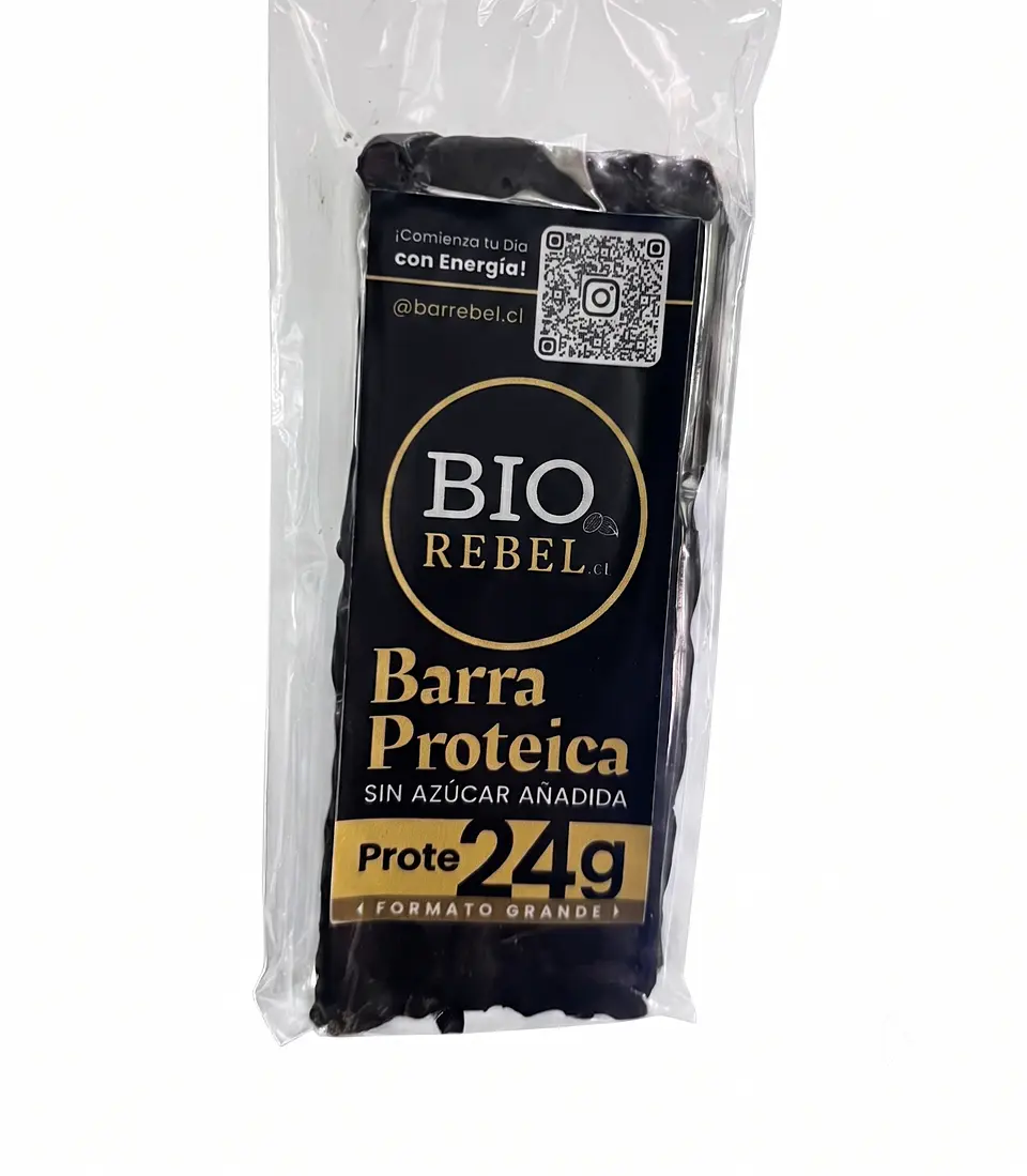 Barra Proteica Bio Rebel Chocolate 24 g 1