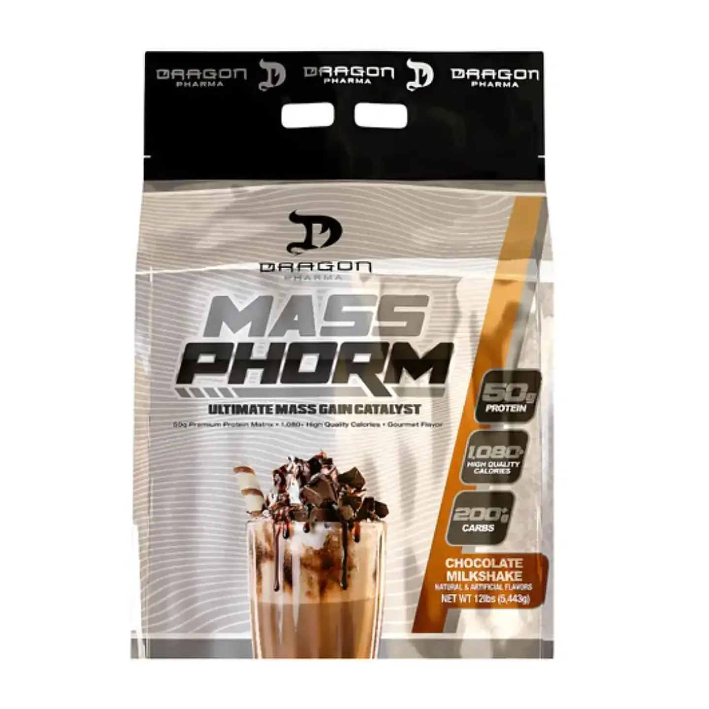 Ganador de Masa Dragon Pharma Mass Gainer Chocolate 12 lb 1