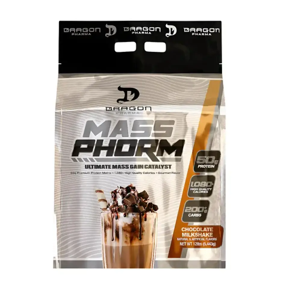 Ganador de Masa Dragon Pharma Mass Gainer Chocolate 12 lb 1