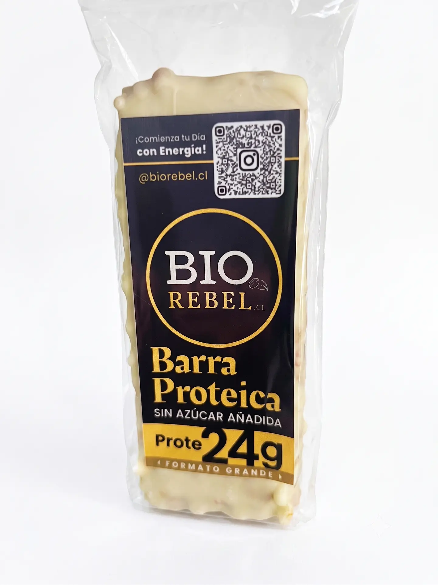 Barra Proteica Bio Rebel Chocolate Blanco 24 g 1