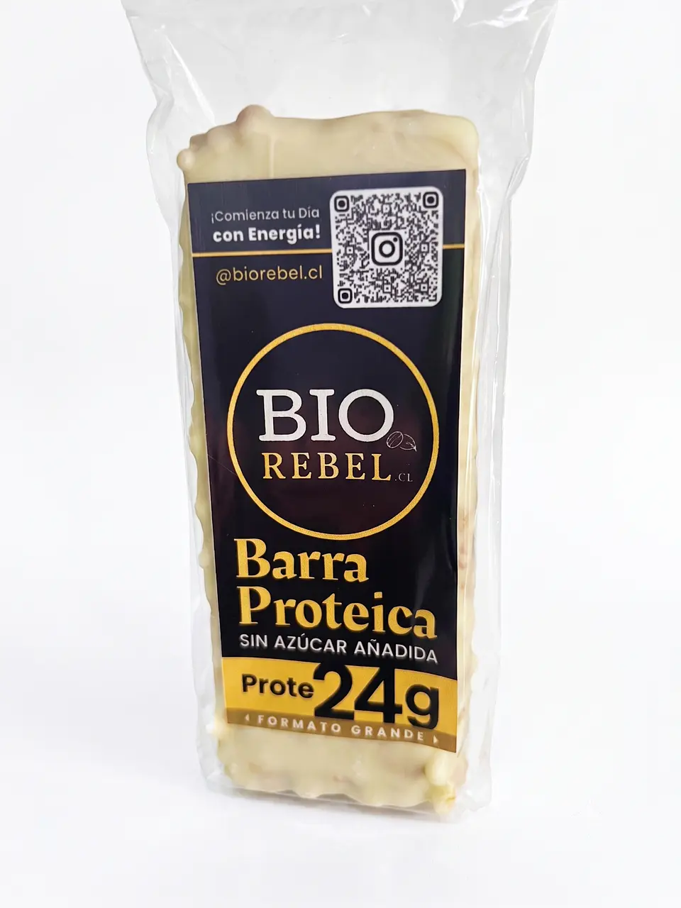 Barra Proteica Bio Rebel Chocolate Blanco 24 g 1