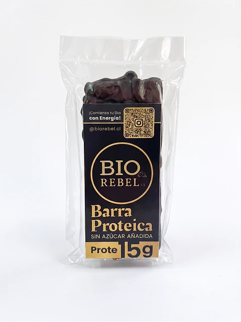 Barra Proteica Bio Rebel Chocolate 15 g