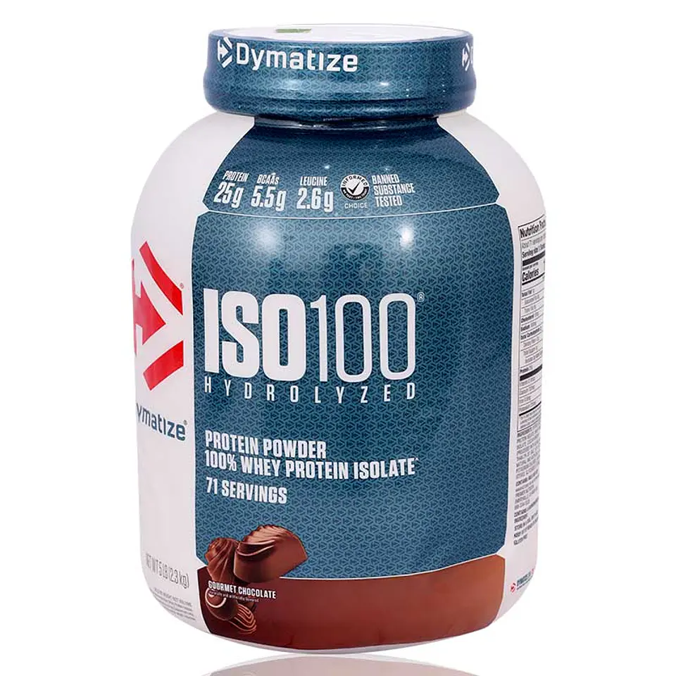 Proteína Aislada Dymatize ISO100 Gourmet Chocolate 3 lb 1