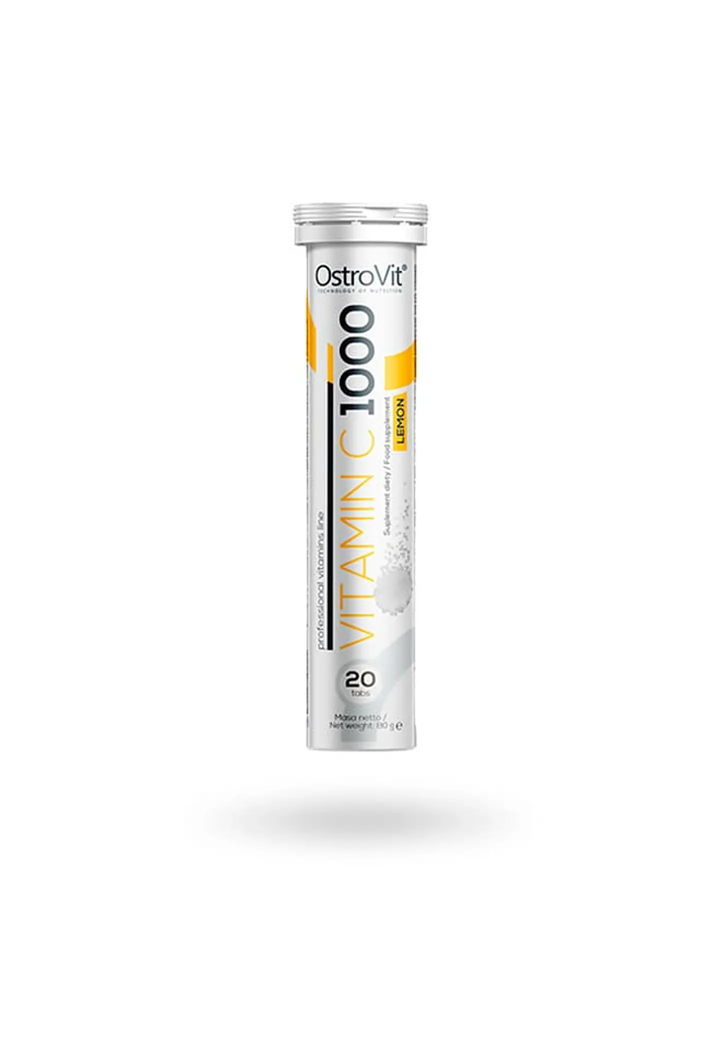 Vitamina C Efervescente Ostrovit Limón 20 Tabletas 1