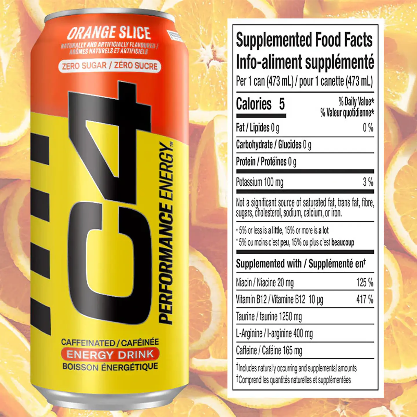Bebida Energética Cellucor C4 Energy Orange Slice 473 ml 2